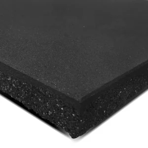 CORTEX 50mm Commercial Dual Density Rubber Gym Floor Tile Mat (1m x 1m) Pack of 2 – Set of 4