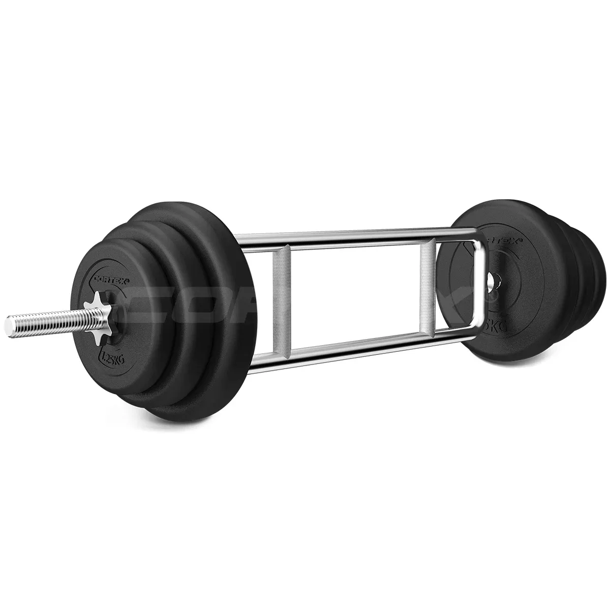 CORTEX 40kg EnduraCast Tri Bar Weight Set 1 CORTEX 40kg EnduraCast Tri Bar Weight Set