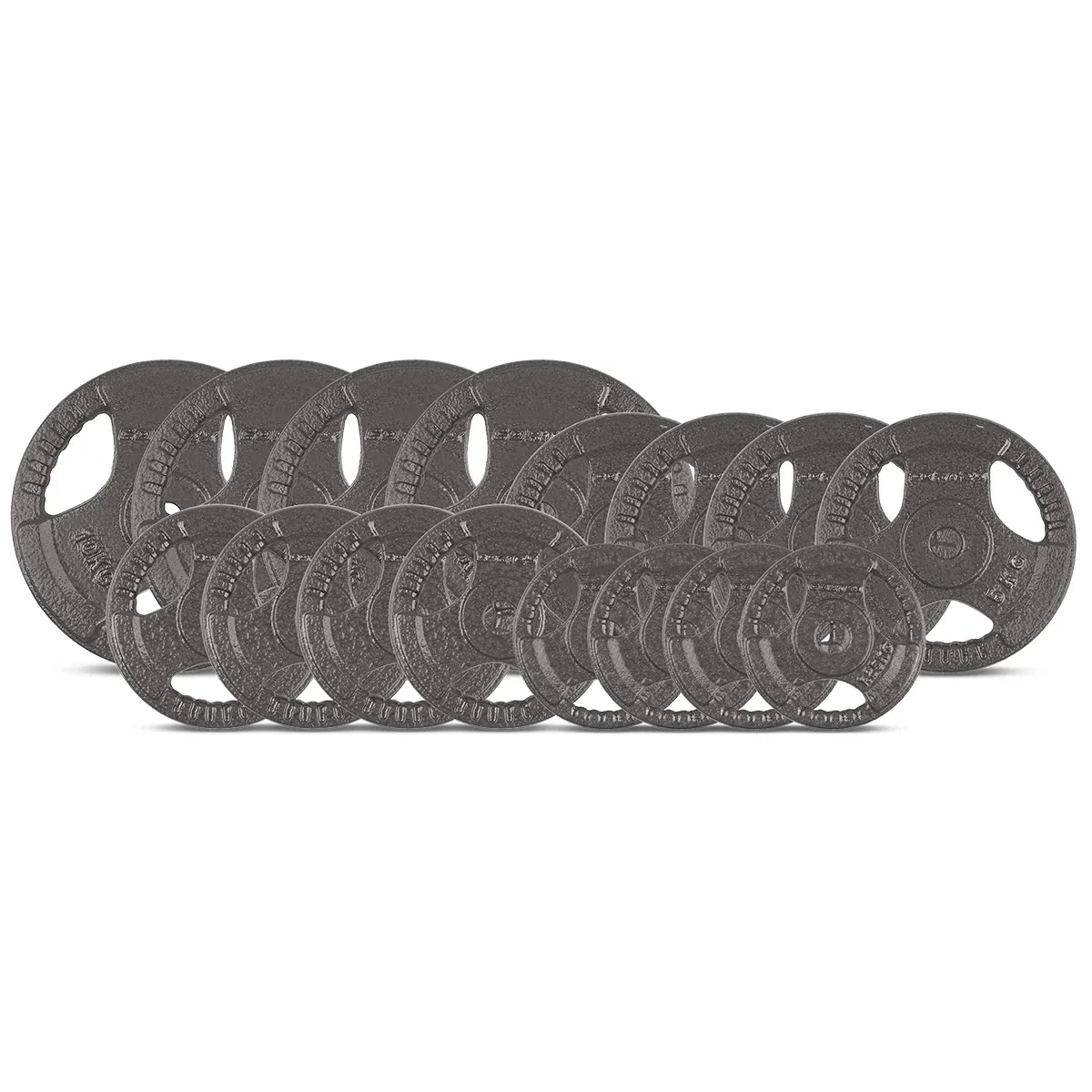 CORTEX 75kg Tri-Grip 25mm Standard Weight Plate Set 1 CORTEX 75kg Tri-Grip 25mm Standard Weight Plate Set