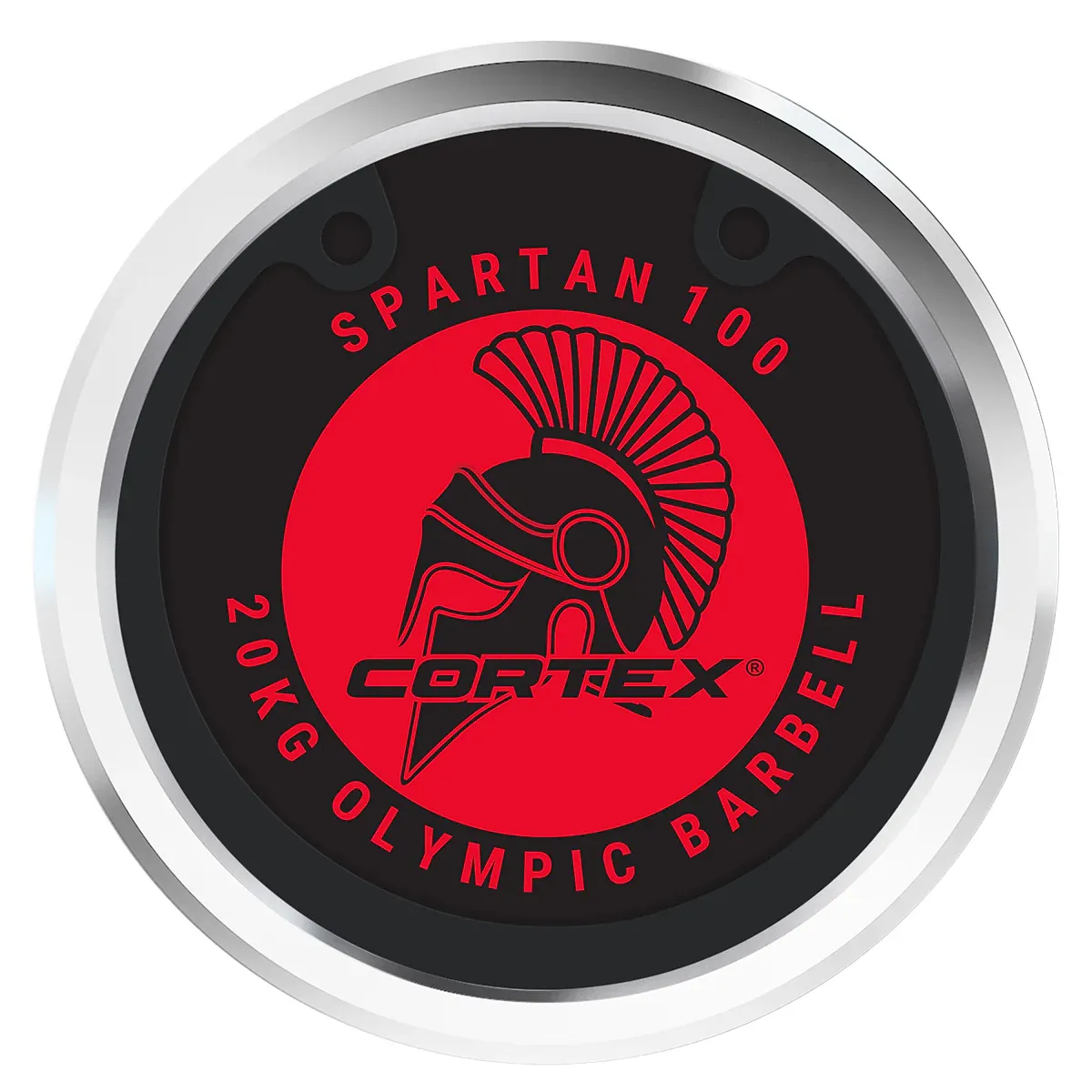CORTEX SPARTAN100 7ft 20kg Olympic Barbell (Black Oxide) with Lockjaw Collars 2 CORTEX SPARTAN100 7ft 20kg Olympic Barbell (Black Oxide) with Lockjaw Collars - image 2