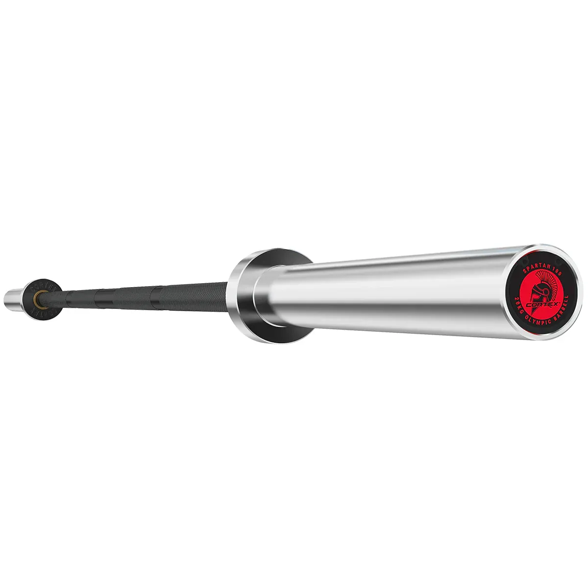 CORTEX SPARTAN100 7ft 20kg Olympic Barbell (Black Oxide) with Lockjaw Collars 3 CORTEX SPARTAN100 7ft 20kg Olympic Barbell (Black Oxide) with Lockjaw Collars - image 3