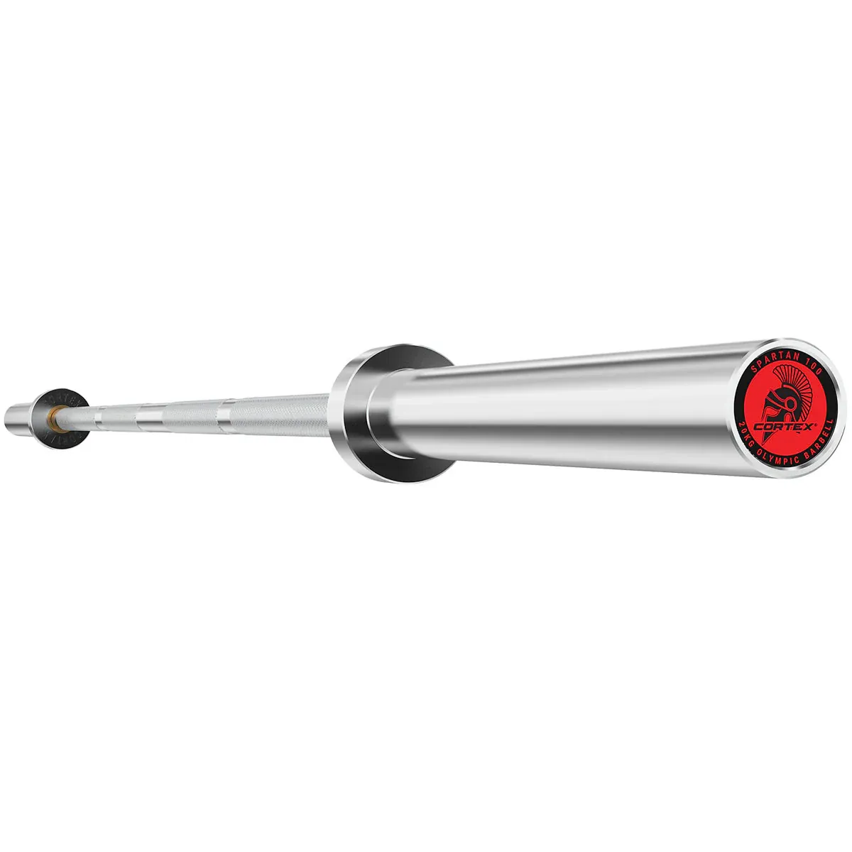 CORTEX SPARTAN100 7ft 20kg Olympic Barbell with Lockjaw Collars 3 CORTEX SPARTAN100 7ft 20kg Olympic Barbell with Lockjaw Collars - image 3