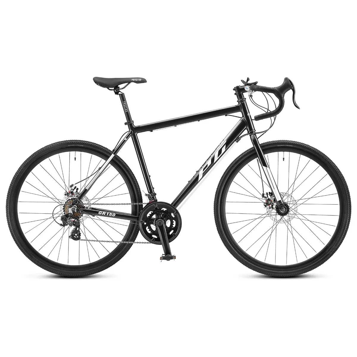 Progear GR150 Road Bike 700*56cm Black 2 Progear GR150 Road Bike 700*56cm Black - image 2