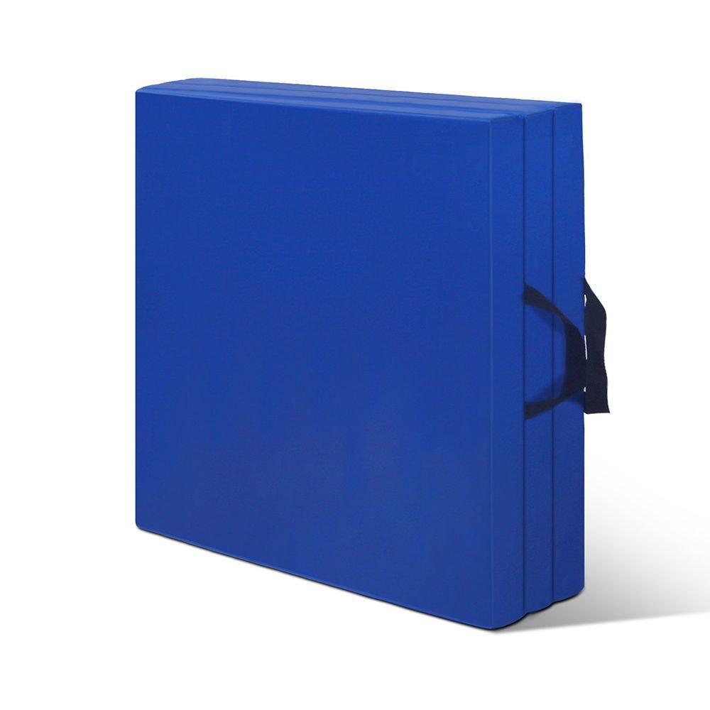 Folding Exercise Floor Mat Dance Yoga Gymnastics Training Home Judo Pilates Gym - Blue 5 Folding Exercise Floor Mat Dance Yoga Gymnastics Training Home Judo Pilates Gym – Blue - image 5