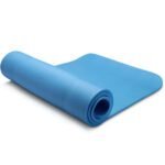 10mm Extra Thick NBR Yoga Mat Gym Pilates Fitness Exercise – blue