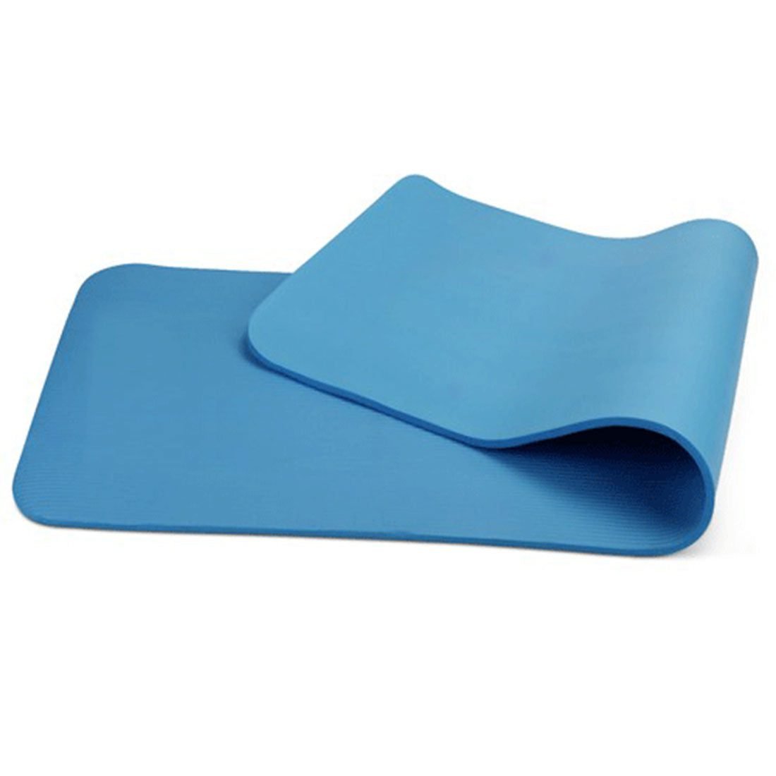 10mm Extra Thick NBR Yoga Mat Gym Pilates Fitness Exercise - blue 2 10mm Extra Thick NBR Yoga Mat Gym Pilates Fitness Exercise – blue - image 2