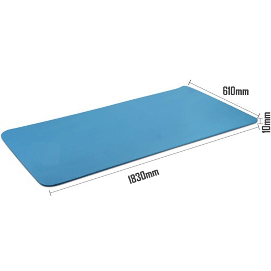 10mm Extra Thick NBR Yoga Mat Gym Pilates Fitness Exercise - blue 4 10mm Extra Thick NBR Yoga Mat Gym Pilates Fitness Exercise – blue - image 4