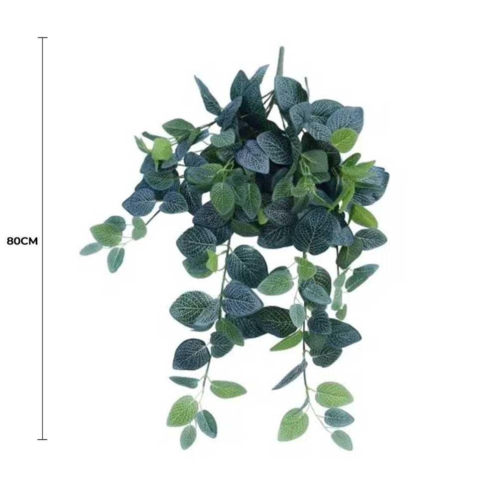 Artificial Fittonia Hanging Garland Bush 80cm 1 Artificial Fittonia Hanging Garland Bush 80cm
