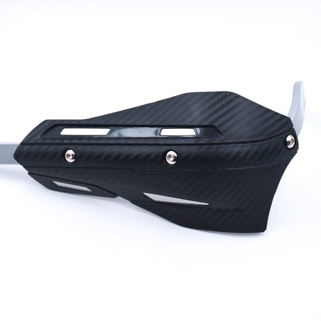 Professional Universal Motorcycle Handguards for Honda CC110 Cross Cub - Heavy Duty Aluminum Alloy Anti-Collision Brush Guards, Carbon Fiber Style Handlebar Protectors for Dirt Bikes and Off-Road Motorcycles - 1 Pair—Blue 3 Professional Universal Motorcycle Handguards for Honda CC110 Cross Cub – Heavy Duty Aluminum Alloy Anti-Collision Brush Guards, Carbon Fiber Style Handlebar Protectors for Dirt Bikes and Off-Road Motorcycles – 1 Pair—Blue - image 3