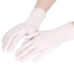 100 gloves White Premium Disposable Nitrile Gloves – Powder-Free & Extra Durable for Multi-Purpose Use(S)
