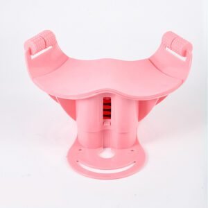 Pink Ergonomic Pelvic Floor & Glute Trainer – Home Workout Equipment for Hips and Inner Thighs