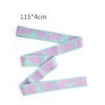 Pink and Blue 9-Loop Yoga Stretch Strap – Numbered Band for Flexibility and Physical Therapy