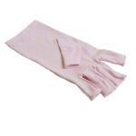 5-Pair Pink UV Protection Fingerless Gloves for Nail Art Curing and Cycling Sun Protection – Made of Nylon/Spandex, Manicure Hand Care