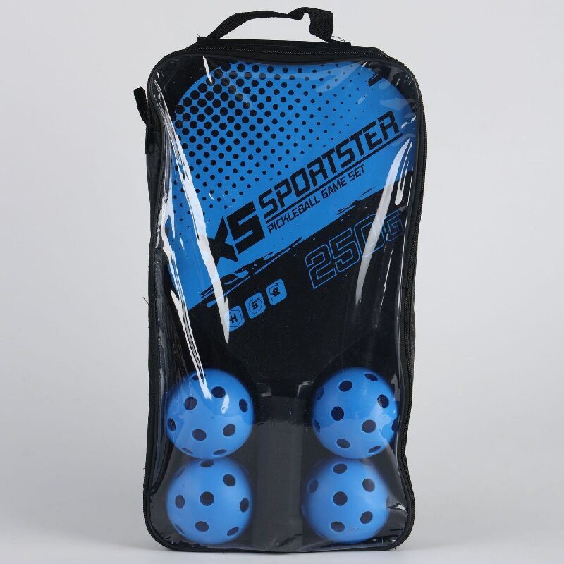 Blue Pickleball Paddles Set of 2 Lightweight Wood Rackets with 4 Pickleballs and Carry Bag Outdoor Sports Equipment for Beginners 1 Blue Pickleball Paddles Set of 2 Lightweight Wood Rackets with 4 Pickleballs and Carry Bag Outdoor Sports Equipment for Beginners