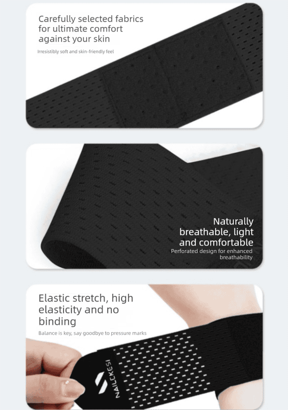 2PCS Adjustable Wrist Support Brace Ultra Thin Breathable Mesh Wrap for Sports Tennis Gym & Daily Office Use One Size Fits Most Graphite Black 5 2PCS Adjustable Wrist Support Brace Ultra Thin Breathable Mesh Wrap for Sports Tennis Gym & Daily Office Use One Size Fits Most Graphite Black - image 5