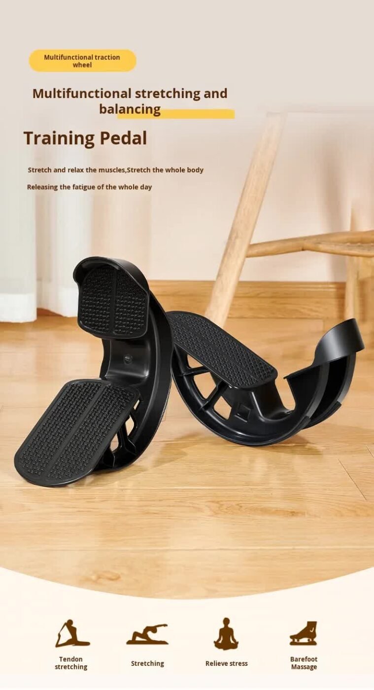 2 PCS Foot Rocker Calf Stretcher - Ankle & Lower Leg Stretching Board for Plantar Fasciitis & Achilles Relief - Anti-Slip Balance Wedge for Home & Office - Heavy Duty Black 2 2 PCS Foot Rocker Calf Stretcher – Ankle & Lower Leg Stretching Board for Plantar Fasciitis & Achilles Relief – Anti-Slip Balance Wedge for Home & Office – Heavy Duty Black - image 2