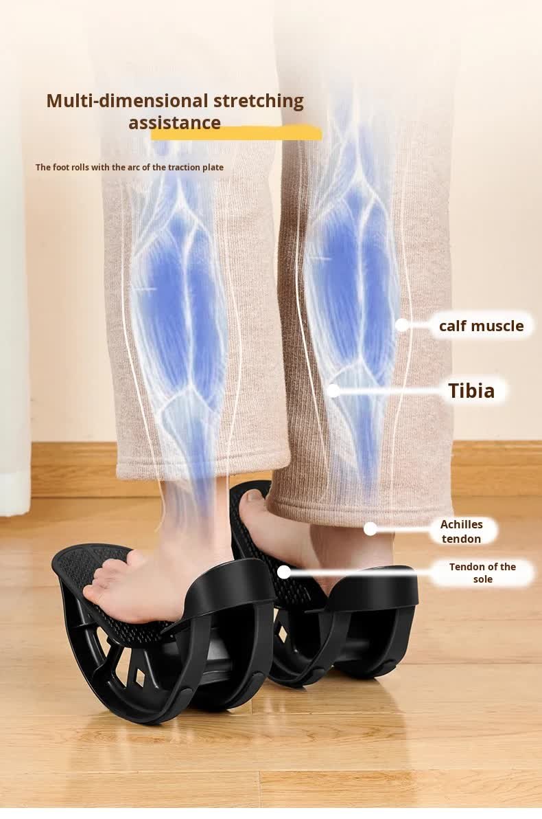 2 PCS Foot Rocker Calf Stretcher - Ankle & Lower Leg Stretching Board for Plantar Fasciitis & Achilles Relief - Anti-Slip Balance Wedge for Home & Office - Heavy Duty Black 3 2 PCS Foot Rocker Calf Stretcher – Ankle & Lower Leg Stretching Board for Plantar Fasciitis & Achilles Relief – Anti-Slip Balance Wedge for Home & Office – Heavy Duty Black - image 3