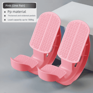 2 PCS Foot Rocker Calf Stretcher – Ankle & Lower Leg Stretching Board for Plantar Fasciitis & Achilles Relief – Anti-Slip Balance Wedge for Home & Office – Heavy Duty Pink