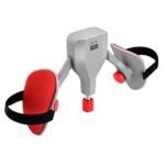Grey 35KG High-Resistance Kegel Trainer With Smart Counter & Leg Straps – Unisex Muscle & Thigh Slimming Equipment