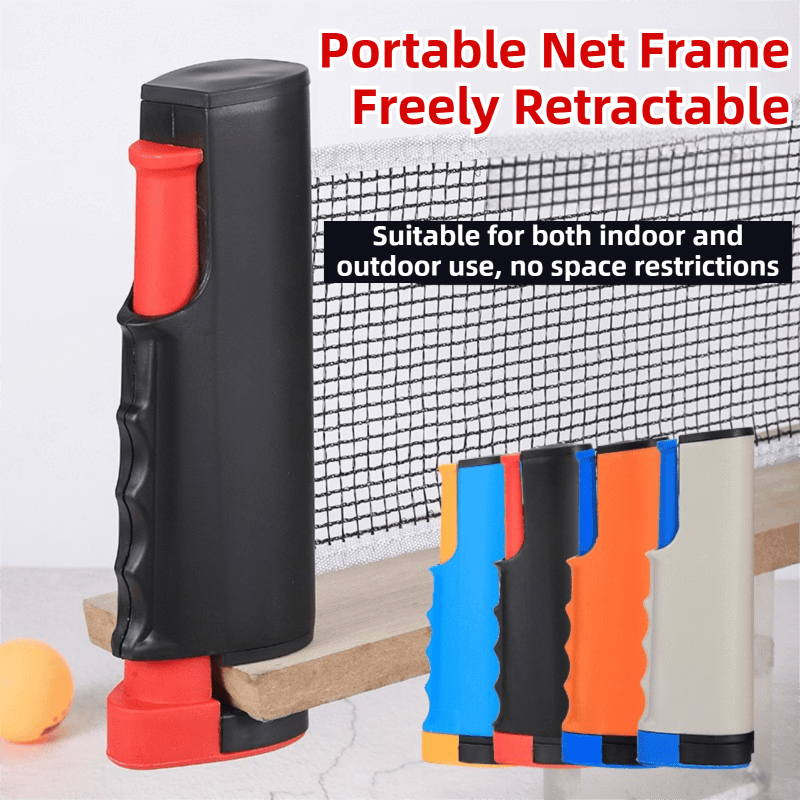 Orange Portable Table Tennis Set with 2 Paddles, 3 Balls and Carry Bag - 165cm Retractable Ping Pong Net & Post - Indoor/Outdoor Professional Training Kit 2 Orange Portable Table Tennis Set with 2 Paddles, 3 Balls and Carry Bag – 165cm Retractable Ping Pong Net & Post – Indoor/Outdoor Professional Training Kit - image 2