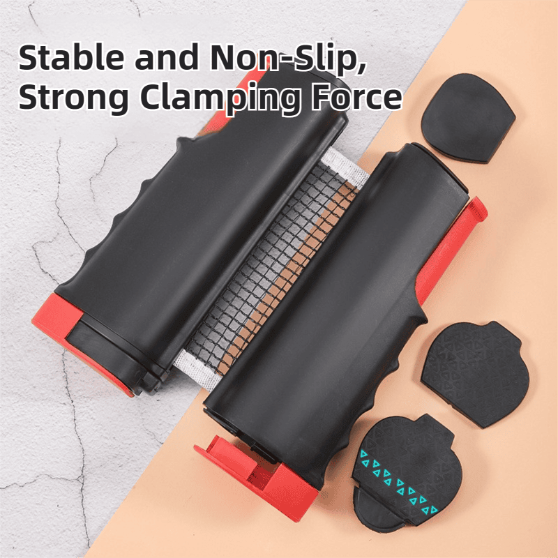 Orange Portable Table Tennis Set with 2 Paddles, 3 Balls and Carry Bag - 165cm Retractable Ping Pong Net & Post - Indoor/Outdoor Professional Training Kit 3 Orange Portable Table Tennis Set with 2 Paddles, 3 Balls and Carry Bag – 165cm Retractable Ping Pong Net & Post – Indoor/Outdoor Professional Training Kit - image 3