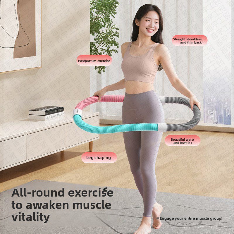Flexible Hula Hoop with PVC Spring Design for Core Strength and Waist Toning Ideal for Home Fitness and Postpartum Recovery Local Standard Fit 3 Flexible Hula Hoop with PVC Spring Design for Core Strength and Waist Toning Ideal for Home Fitness and Postpartum Recovery Local Standard Fit - image 3