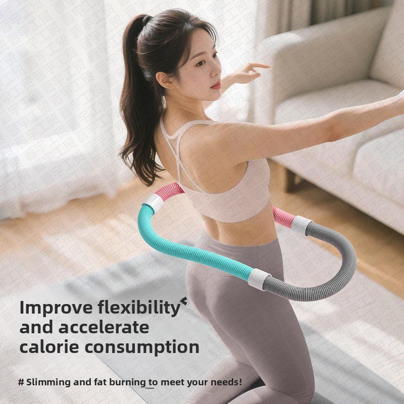 Flexible Hula Hoop with PVC Spring Design for Core Strength and Waist Toning Ideal for Home Fitness and Postpartum Recovery Local Standard Fit 4 Flexible Hula Hoop with PVC Spring Design for Core Strength and Waist Toning Ideal for Home Fitness and Postpartum Recovery Local Standard Fit - image 4