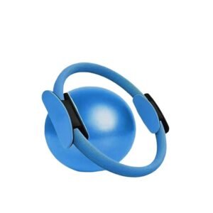 Blue Professional Pilates Ring & Yoga Ball Set – Multipurpose Home Fitness Equipment for Whole-Body Core Training & Pelvic Floor Strengthening