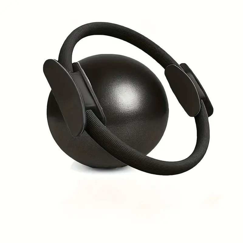 Black Professional Pilates Ring & Yoga Ball Set - Multipurpose Home Fitness Equipment for Whole-Body Core Training & Pelvic Floor Strengthening 1 Black Professional Pilates Ring & Yoga Ball Set – Multipurpose Home Fitness Equipment for Whole-Body Core Training & Pelvic Floor Strengthening