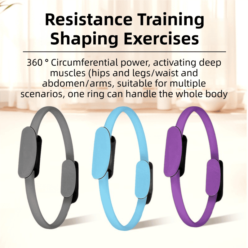 Black Professional Pilates Ring & Yoga Ball Set - Multipurpose Home Fitness Equipment for Whole-Body Core Training & Pelvic Floor Strengthening 3 Black Professional Pilates Ring & Yoga Ball Set – Multipurpose Home Fitness Equipment for Whole-Body Core Training & Pelvic Floor Strengthening - image 3