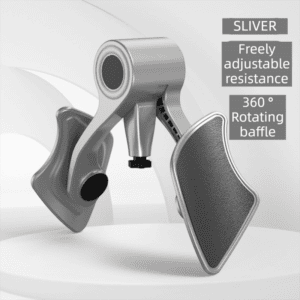 2-in-1 Sliver Kegel Trainer for Glute Lifting & Leg Toning – Adjustable Resistance & 360° Rotating Baffles for Postpartum Recovery & Pelvic Health