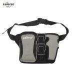 Grey Professional Park Golf Waist Bag – Multi-Functional Accessory Organizer for Dual Ball Storage & Water Bottle Holder