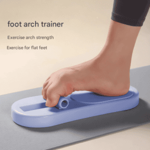 Blue Adjustable Foot Arch Trainer Toe Grip Exerciser Spring Resistance Strengthening Tool for Flat Feet & Ballet 29cm