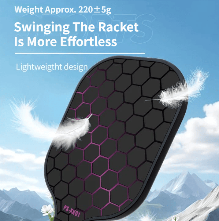 Black and Pink Lightweight Fiberglass Pickleball Paddle Set - 2 High-Rebound Rackets with PU Comfort Grip, 4 Balls and Carry Bag for Outdoor Play 4 Black and Pink Lightweight Fiberglass Pickleball Paddle Set – 2 High-Rebound Rackets with PU Comfort Grip, 4 Balls and Carry Bag for Outdoor Play - image 4