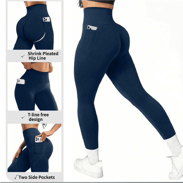 L Size Dark Grey Breathable High-Waist Ruched Butt-Lift Yoga Leggings - Dual Pockets & No Front T - LineNaked-Feel Performance Tights for Gym, Running & Pilates 2 L Size Dark Grey Breathable High-Waist Ruched Butt-Lift Yoga Leggings – Dual Pockets & No Front T – LineNaked-Feel Performance Tights for Gym, Running & Pilates - image 2