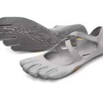 Grey Breathable High-Grip Five-Finger Yoga & Pilates Shoes (Foot Length 25.5CM) – Professional Training Footwear for Natural Toe Splay & Barefoot Feel