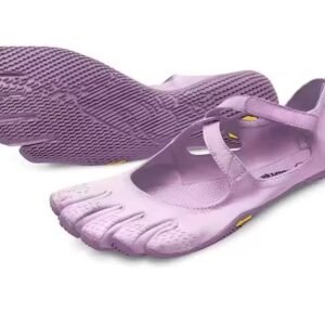Purple Breathable High-Grip Five-Finger Yoga & Pilates Shoes (Foot Length 23.5 CM) – Professional Training Footwear for Natural Toe Splay & Barefoot Feel