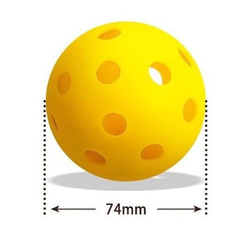 Rose red Pickleball Balls Set - 6 Piece 40 Hole Outdoor Indoor Pickleball Match Balls 3 Rose red Pickleball Balls Set – 6 Piece 40 Hole Outdoor Indoor Pickleball Match Balls - image 3
