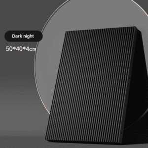 Black 4cm Thick Balance Pad – Non-Slip High Density Foam Exercise Mat for Plank Push Up Knee Protection Fitness Training