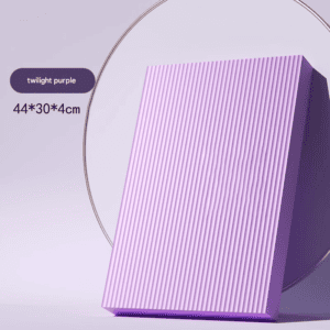 Purple 4cm Thick Balance Pad – Non-Slip High Density Foam Exercise Mat for Plank Push Up Knee Protection Fitness Training( 44cm x 30cm x 4cm)