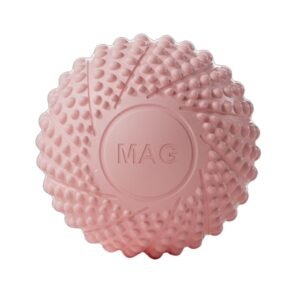 2-Pack Pink Spiky Fascia Massage Balls – Portable TPE Foot Arch Muscle Relaxer for Yoga Recovery Trigger Point Therapy