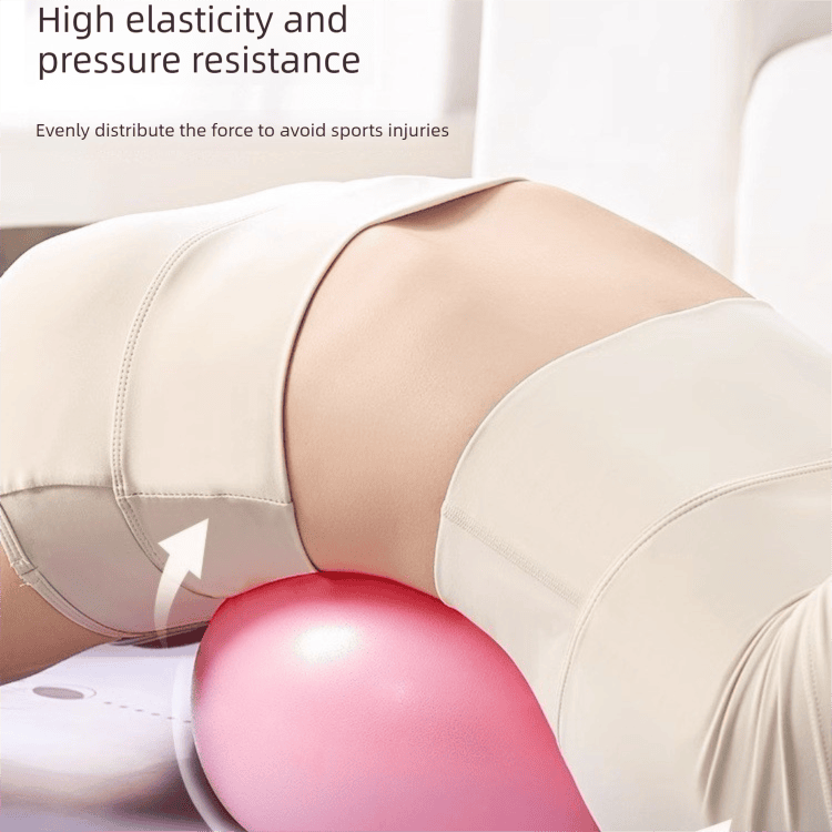 Pink Anti-Burst Yoga Exercise Ball with Manual Hand Pump - 25cm Thickened Stability Ball for Pilates Core Training Fitness 3 Pink Anti-Burst Yoga Exercise Ball with Manual Hand Pump – 25cm Thickened Stability Ball for Pilates Core Training Fitness - image 3
