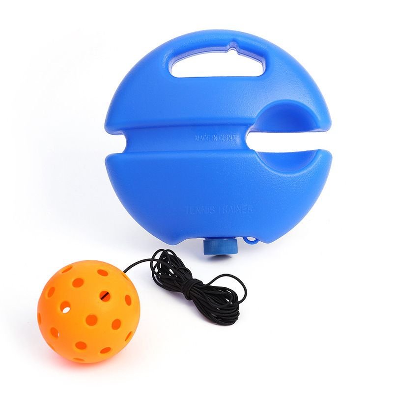 Pickleball Trainer Rebound Practice Set with Orange Tethered Ball and Blue Fillable Base -Solo Training Aid for Beginners and Advanced Players Solo Practice and Skill Development 1 Pickleball Trainer Rebound Practice Set with Orange Tethered Ball and Blue Fillable Base -Solo Training Aid for Beginners and Advanced Players Solo Practice and Skill Development