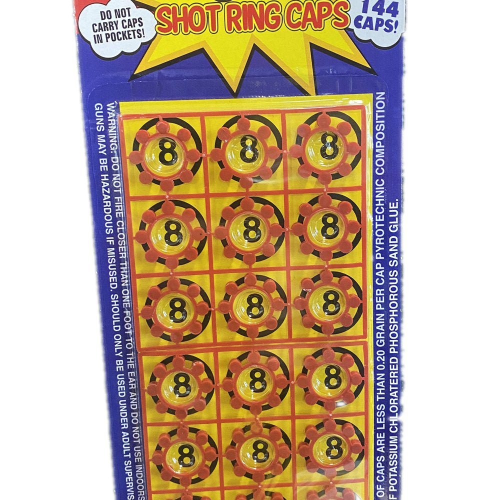 8 shots toy cap gun with 144 free caps Large JP383 Black 4 8 shots toy cap gun with 144 free caps Large JP383 Black - image 4
