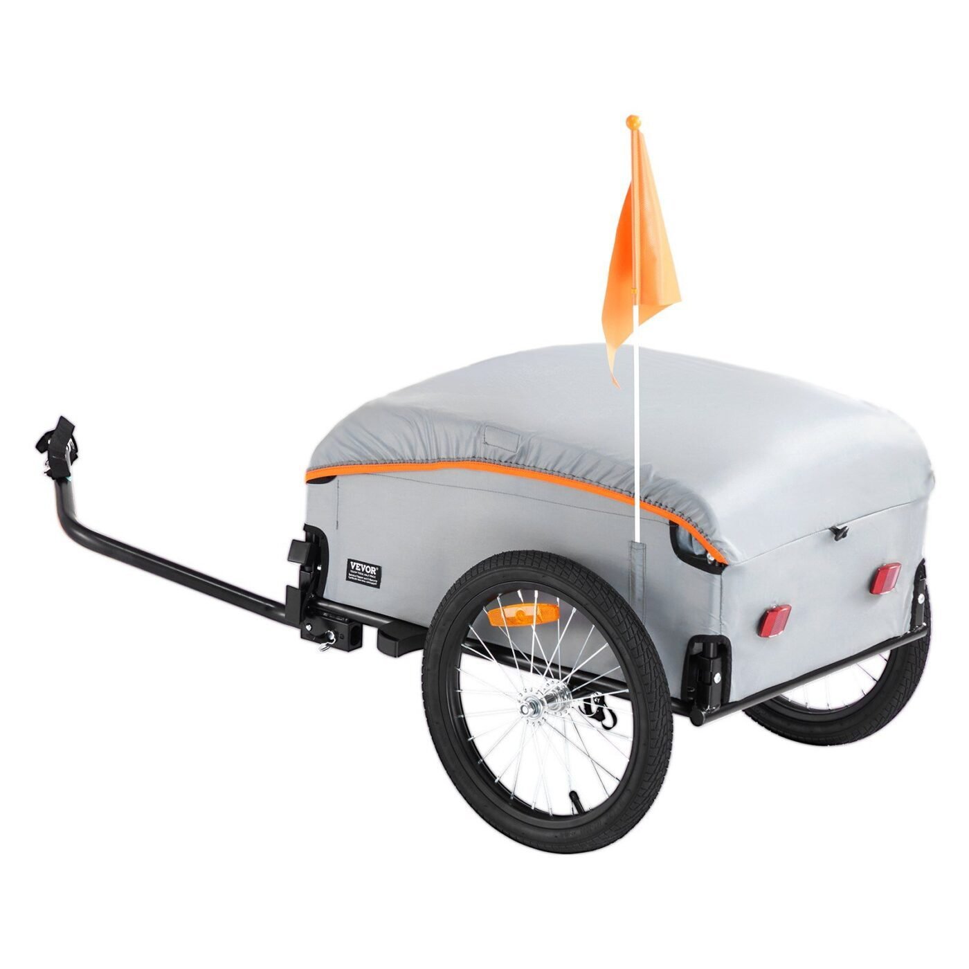 Bike Cargo Trailer, 88/100/160 lbs Load Capacity, Heavy-Duty Bicycle Wagon Cart, Foldable Compact Storage with Universal Hitch 1 Bike Cargo Trailer, 88/100/160 lbs Load Capacity, Heavy-Duty Bicycle Wagon Cart, Foldable Compact Storage with Universal Hitch