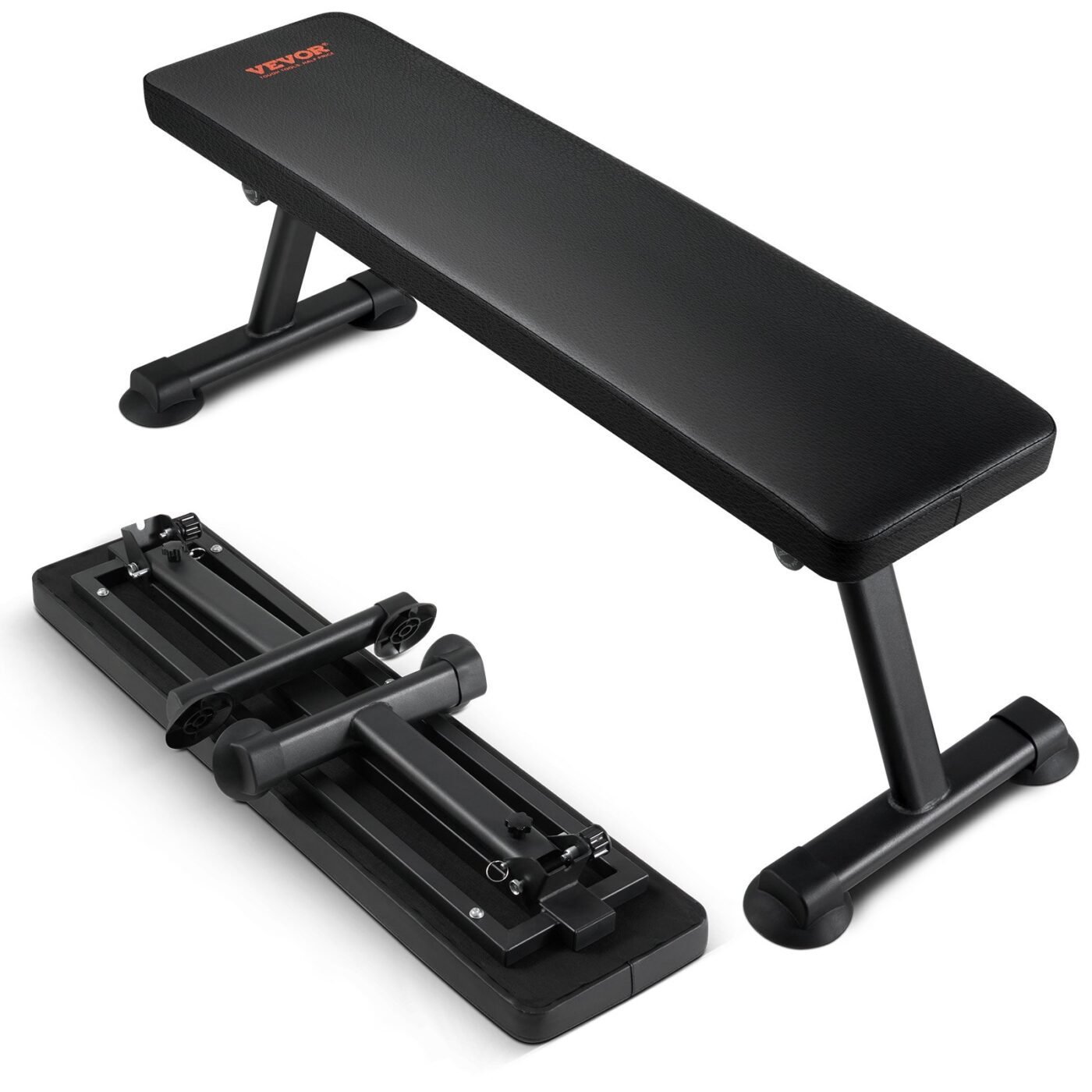 Flat Weight Bench, Foldable Strength Training Bench, Utility Workout Bench for Full Body Workout, 1000 LBS Press Bench for Home Gym Exercise, for Multi-Purpose Weight Training and Ab Exercises 1 Flat Weight Bench, Foldable Strength Training Bench, Utility Workout Bench for Full Body Workout, 1000 LBS Press Bench for Home Gym Exercise, for Multi-Purpose Weight Training and Ab Exercises