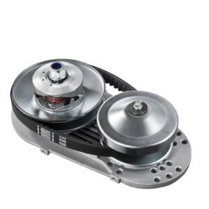 Drive Clutch, 2-8HP Engine, 2000 RPM High-Strength Drive Clutch with Asymmetric Designed Wheels & Robust Rubber Belt, Sturdy & Durable Clutch with Full Accessories, Fit for Various Engines