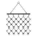 Drag Harrow, 5 x 4.5 ft Durable Chain Harrow with 60 Sharp Teeth, Suitable for ATV UTV Tractor, Ideal for Soil Preparation, Seeding, Smoothing Landscapes, and Yard Gravel Driveway Maintenance