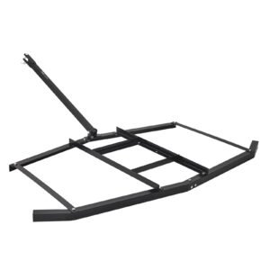 Drag Harrow, 74″ Width Tow Behind Drag Harrow, Q235 Steel Driveway Grader with Adjustable Bars & Pin Hitch, Support up to 50 lbs, Tractor Driveway Harrow for ATVs, UTVs, Garden Lawn Tractors