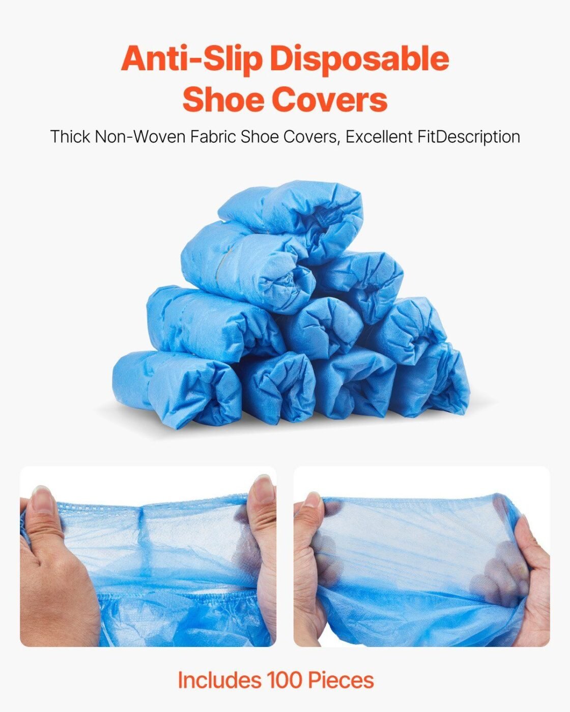 Shoe Cover Dispenser, Automatic Shoe Covers Dispenser with 100 Pcs of Non-Slip Disposable Shoes Covers, Fits Size Up to US 11, for Home, Office, Lab, Factory, Hospital, Indoor Use, Silver 3 Shoe Cover Dispenser, Automatic Shoe Covers Dispenser with 100 Pcs of Non-Slip Disposable Shoes Covers, Fits Size Up to US 11, for Home, Office, Lab, Factory, Hospital, Indoor Use, Silver - image 3
